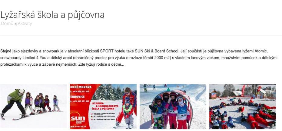Sport Apartman Dm Dolní Morava Exteriör bild